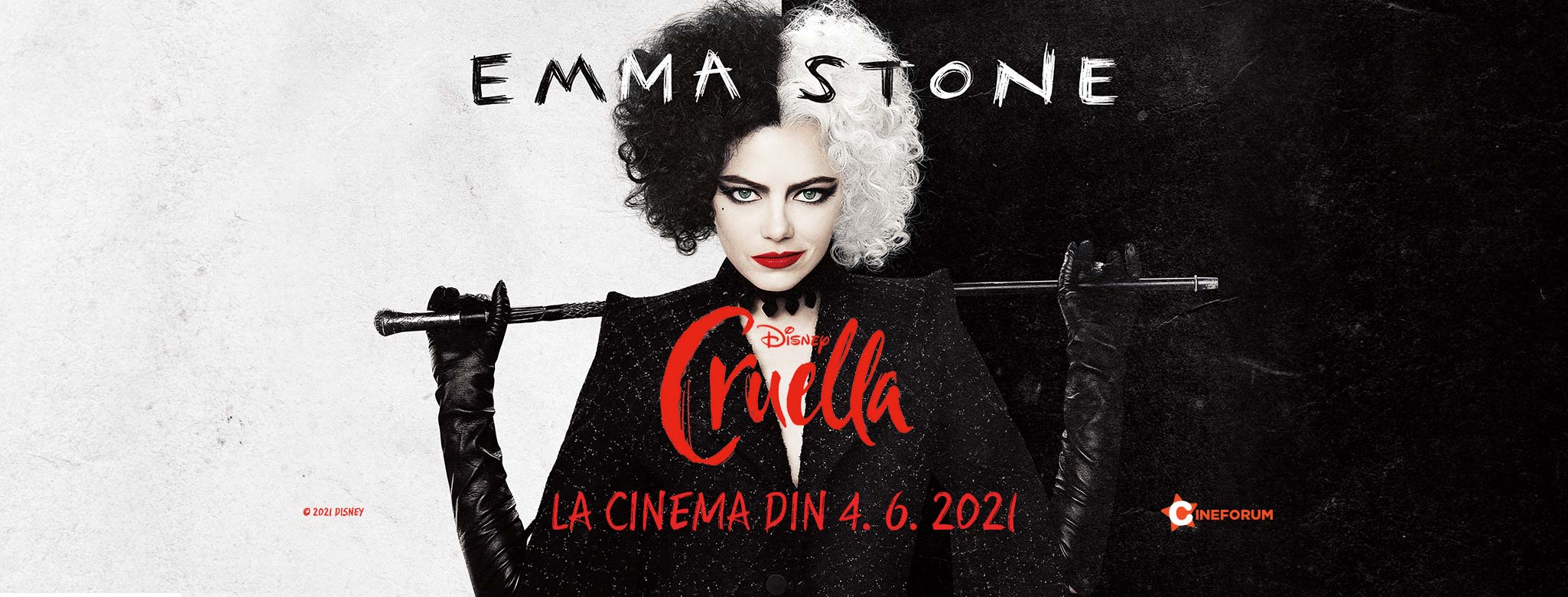 Cruella Emma Stone Cover Romania