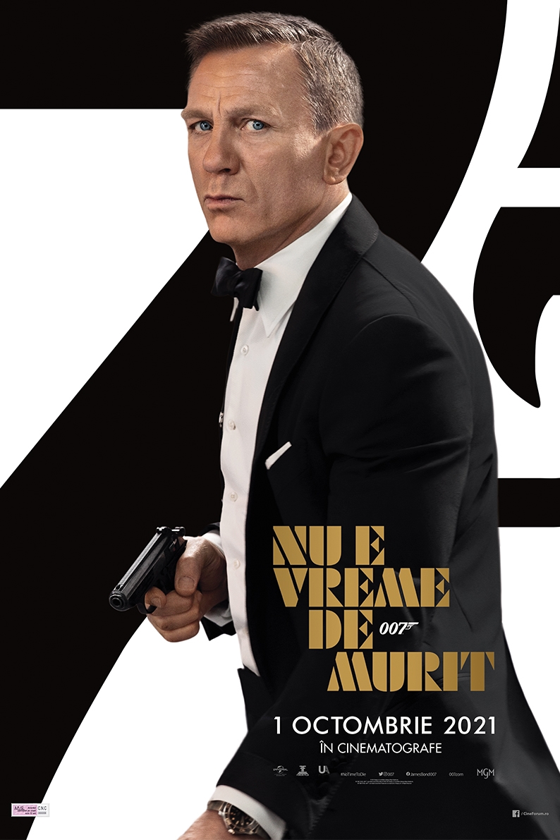 James Bond No time to die - James Bond Nu e vreme de murit poster