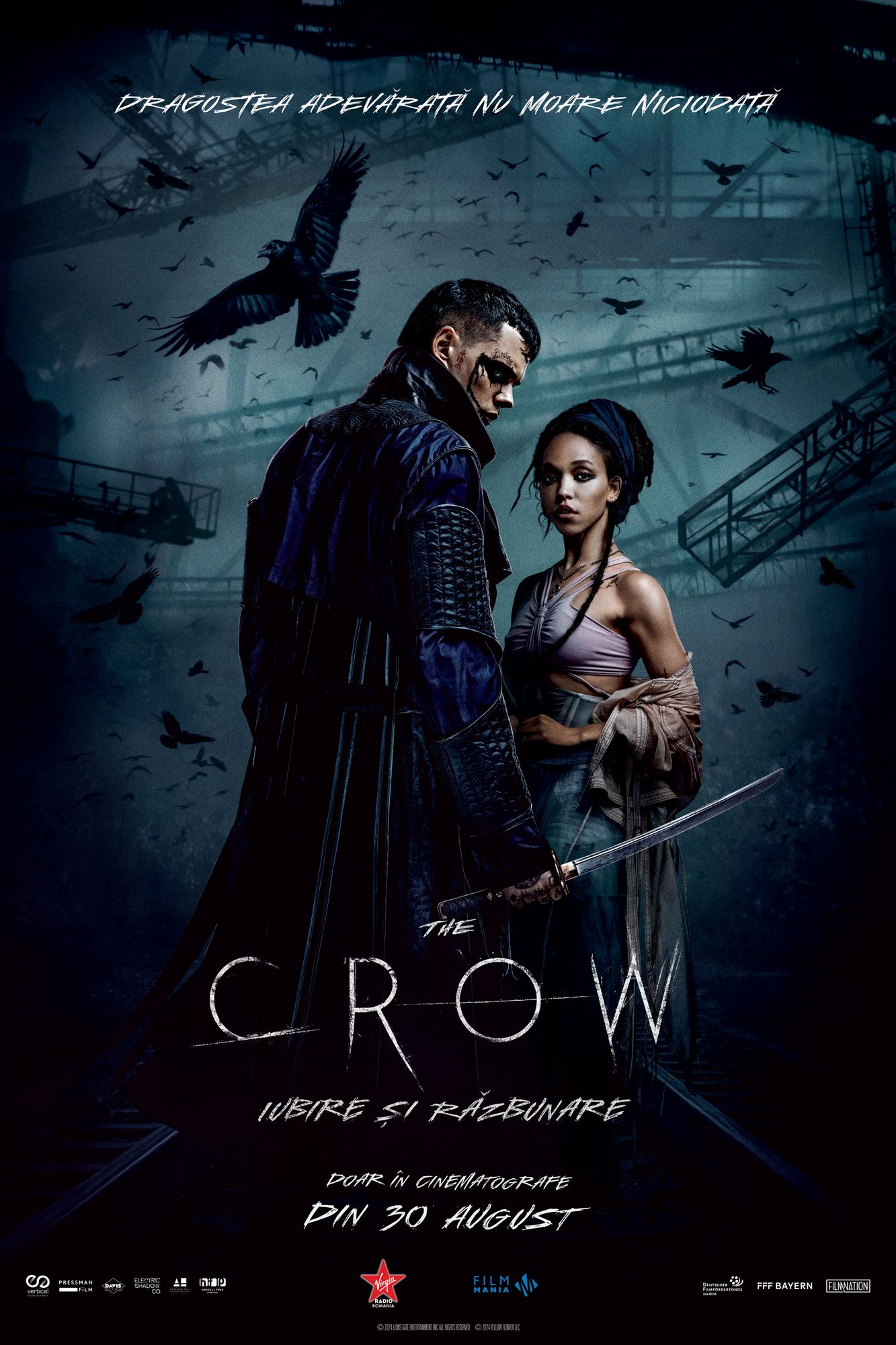 The Crow Iubire si razbunare POSTER ROMANIA