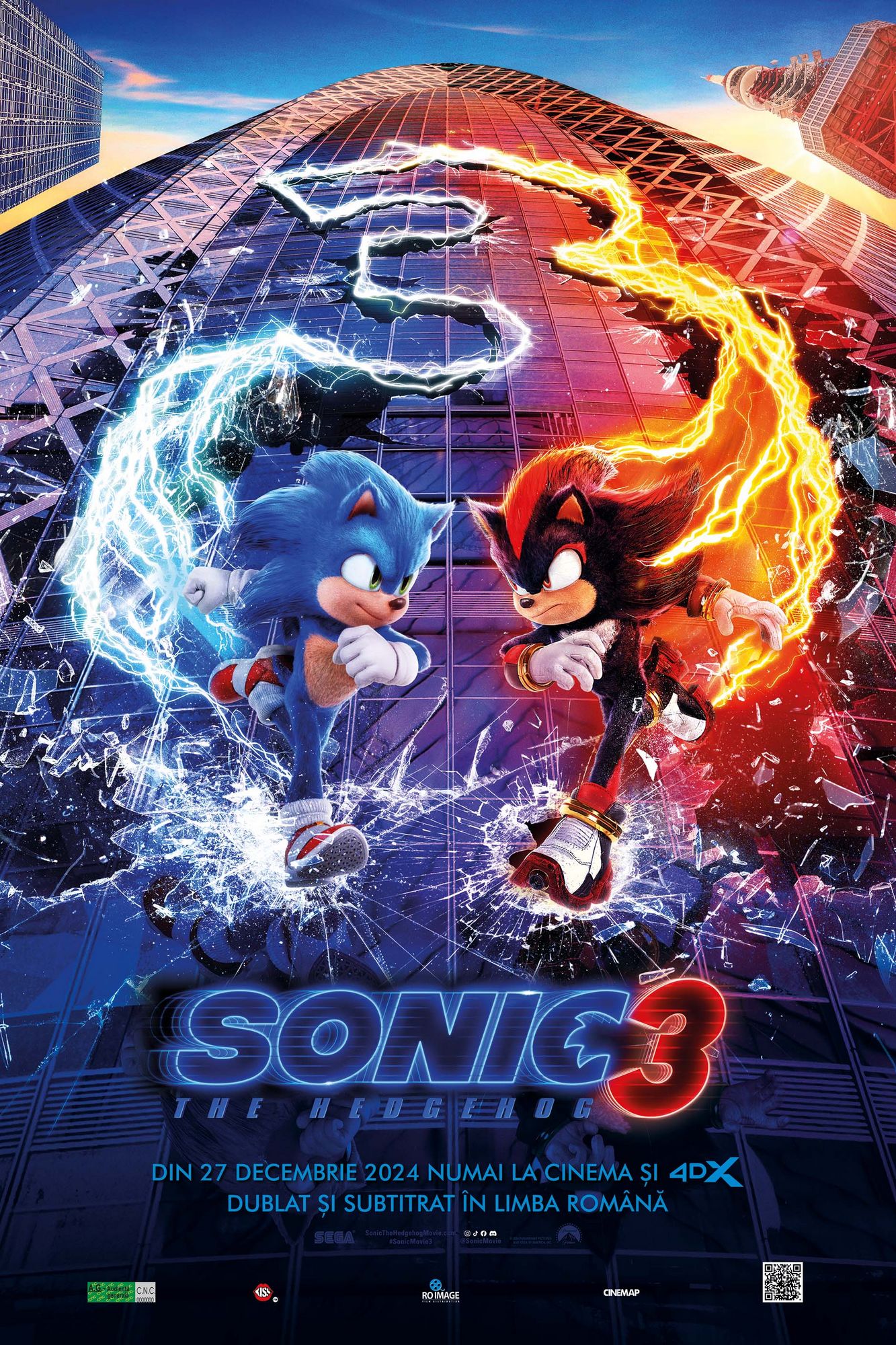 Sonic the Hedgehog 3 POSTER ROMANIA